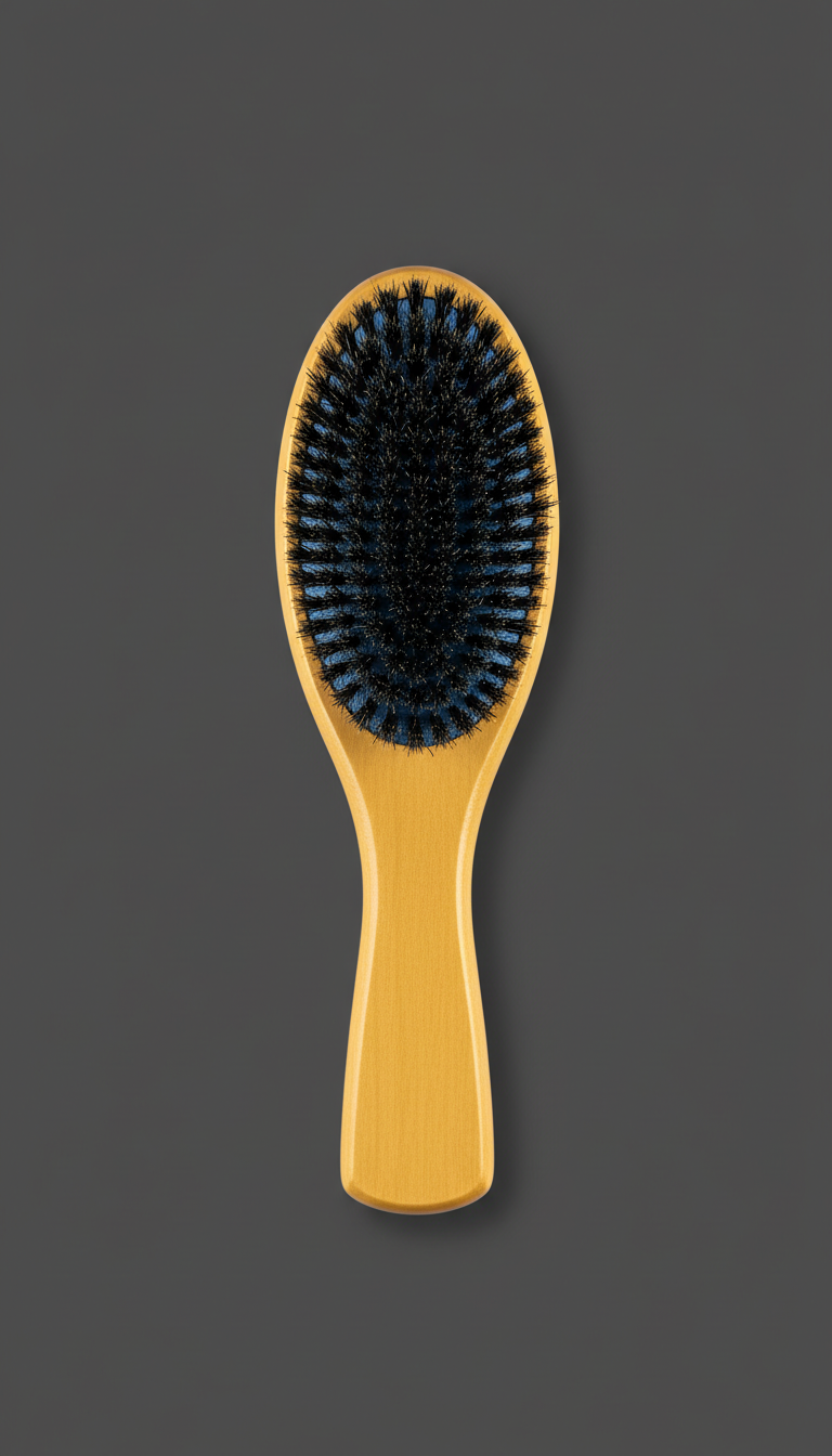 Luxury Grooming Brush with Bamboo Handle